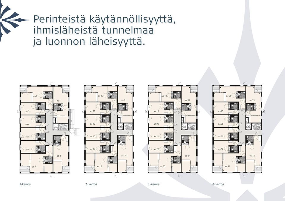 ihmisläheistä tunnelmaa ja