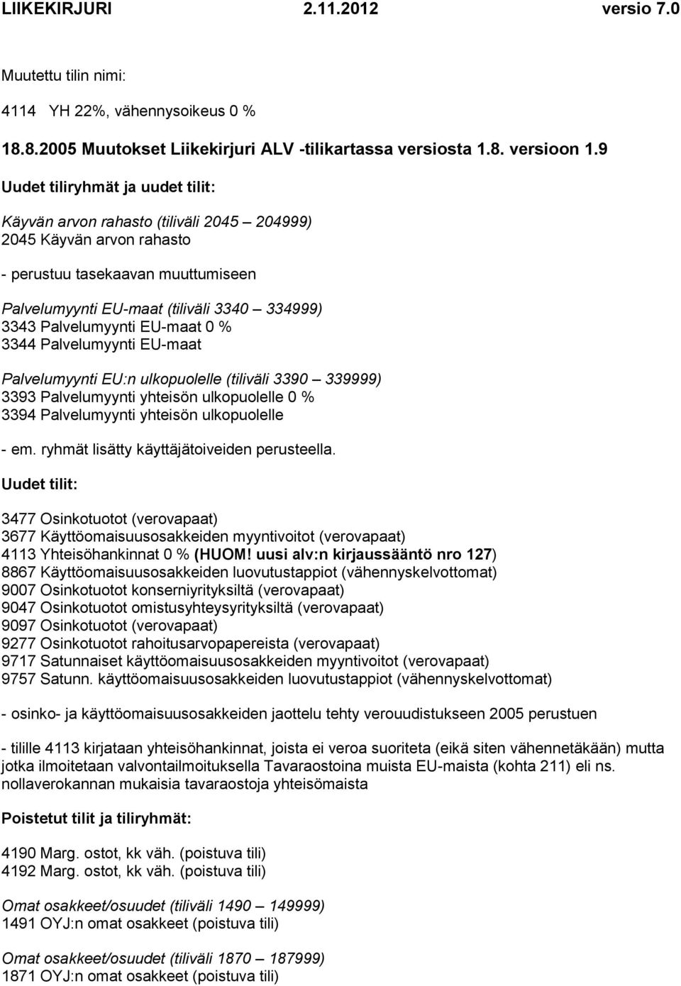 Palvelumyynti EU-maat 0 % 3344 Palvelumyynti EU-maat Palvelumyynti EU:n ulkopuolelle (tiliväli 3390 339999) 3393 Palvelumyynti yhteisön ulkopuolelle 0 % 3394 Palvelumyynti yhteisön ulkopuolelle - em.