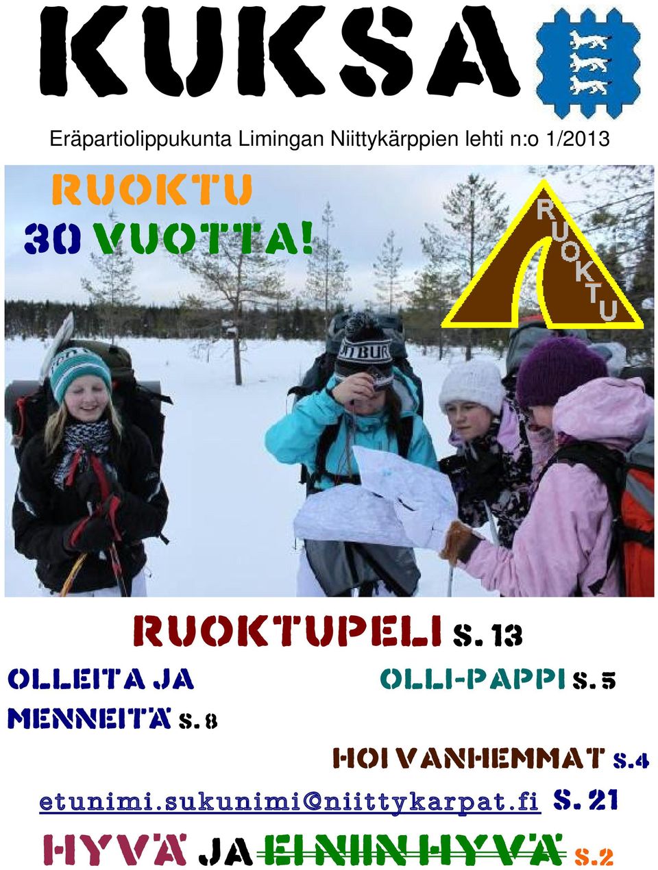 13 Olleita ja Olli-pappi s. 5 menneitä s.