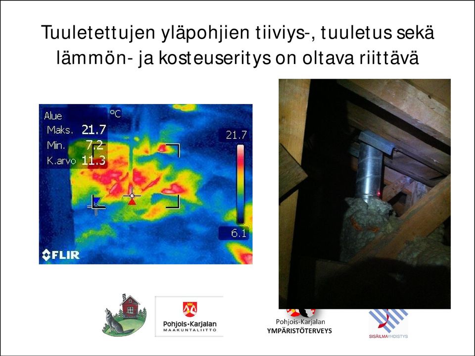 tuuletus sekä lämmön-