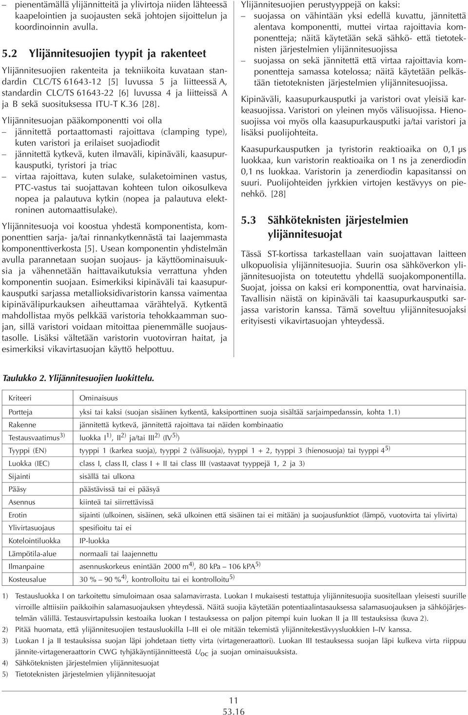 liitteissä A ja B sekä suosituksessa ITU T K.36 [28].