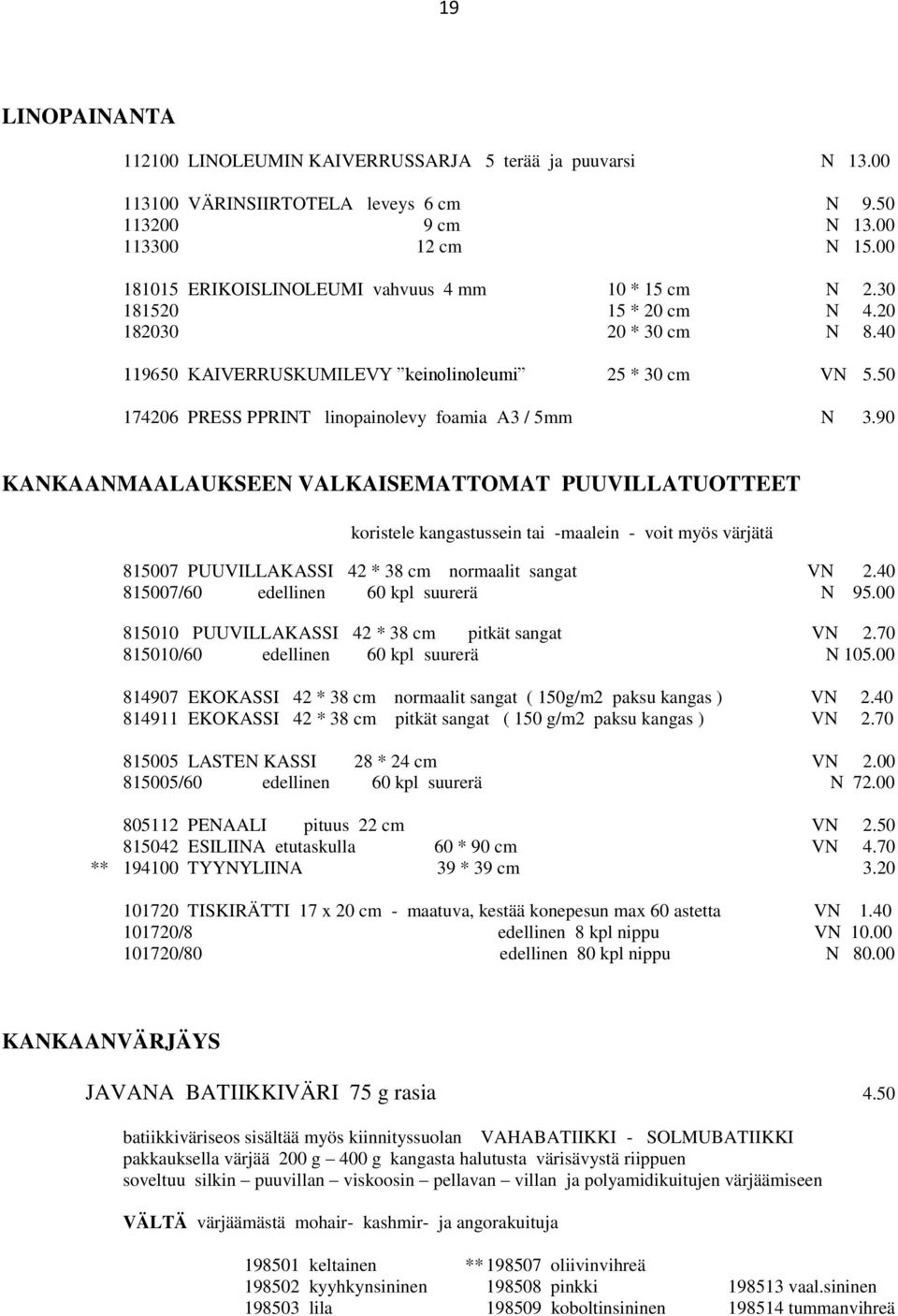 50 174206 PRESS PPRINT linopainolevy foamia A3 / 5mm N 3.