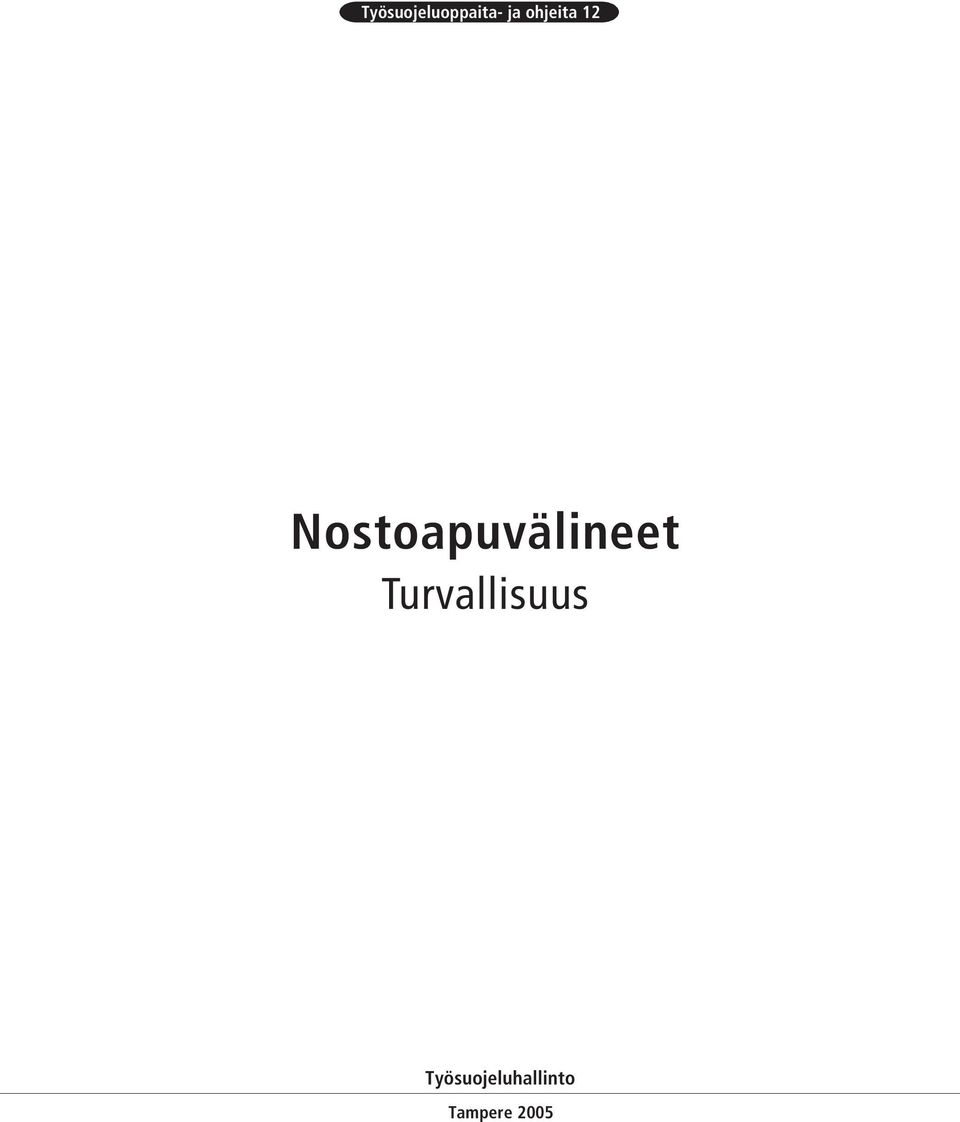 Nostoapuvälineet