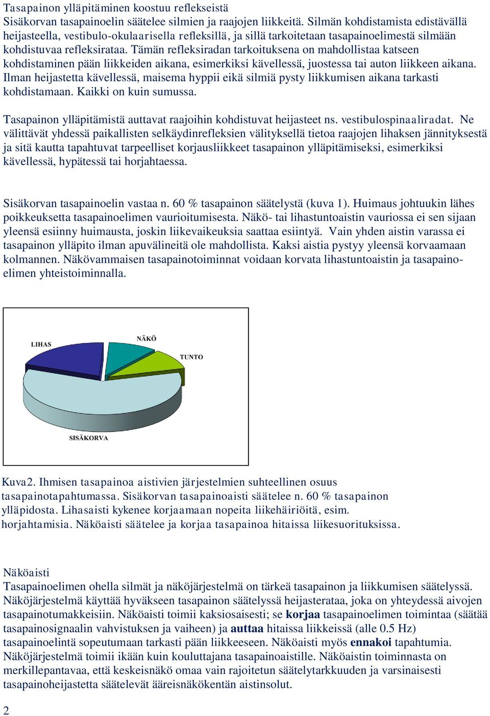 Tämän refleksiradan tarkoituksena on mahdollistaa katseen kohdistaminen pään liikkeiden aikana, esimerkiksi kävellessä, juostessa tai auton liikkeen aikana.