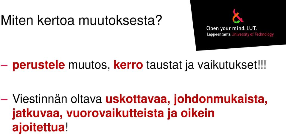 vaikutukset!
