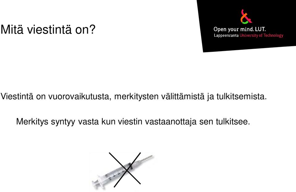 merkitysten välittämistä ja
