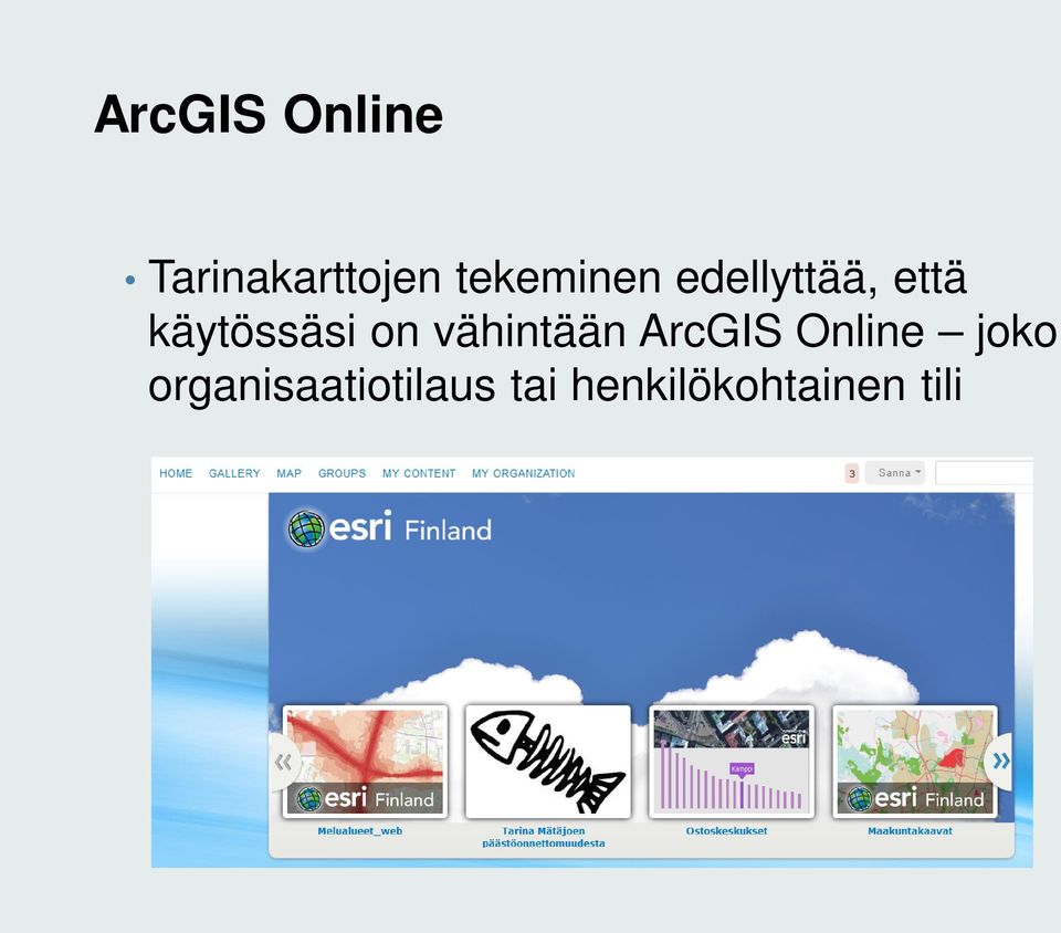 käytössäsi on vähintään ArcGIS