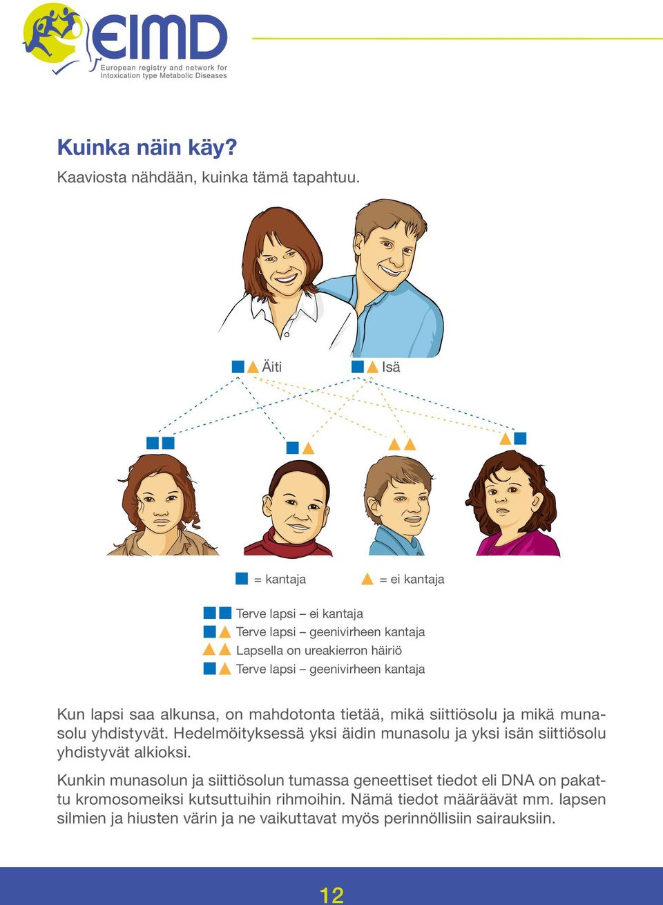 Kun lapsi saa alkunsa, on mahdotonta tietää, mikä siittiösolu ja mikä munasolu yhdistyvät.