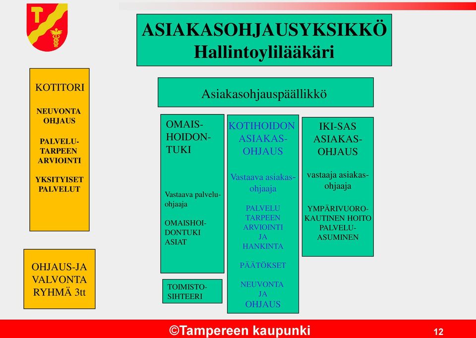 Vastaava asiakasohjaaja PALVELU TARPEEN ARVIOINTI JA HANKINTA IKI-SAS ASIAKAS- vastaaja asiakasohjaaja