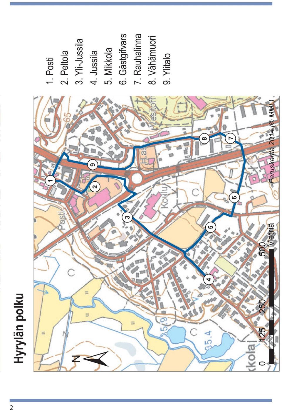 Peltola 3. Yli-Jussila 4. Jussila 5. Mikkola 6.