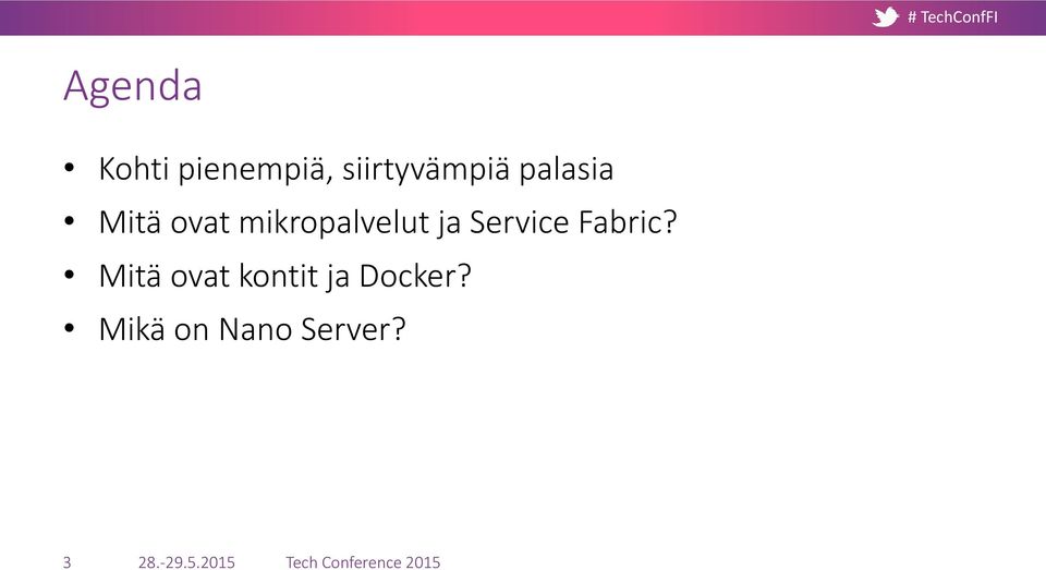 mikropalvelut ja Service Fabric?