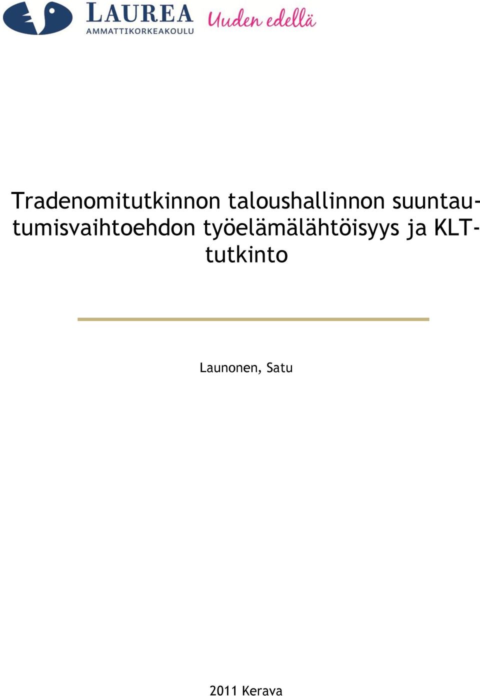 suuntautumisvaihtoehdon