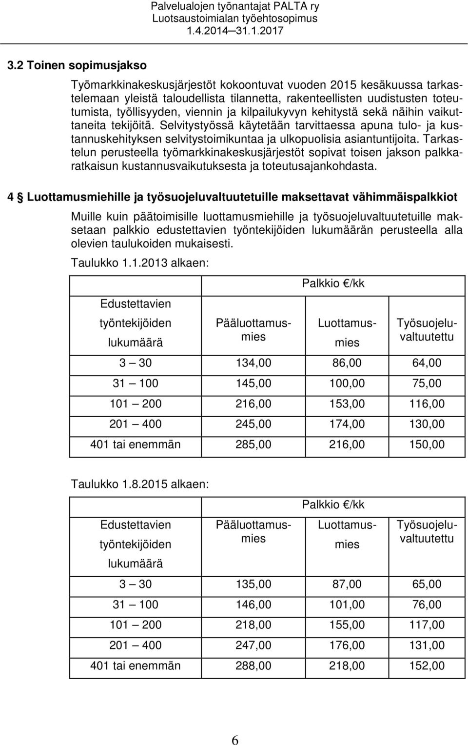 kilpailukyvyn kehitystä sekä näihin vaikuttaneita tekijöitä. Selvitystyössä käytetään tarvittaessa apuna tulo- ja kustannuskehityksen selvitystoimikuntaa ja ulkopuolisia asiantuntijoita.