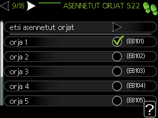 Shunttiventtiilin toimilaitteen asetusarvoihin ei normaalisti tarvitse puuttua. Tarkista näyttävätkö anturit oikeita arvoja.