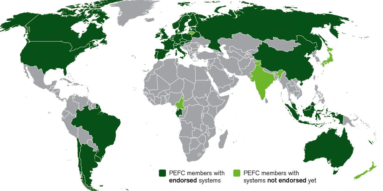 PEFC-metsää nyt myös Indonesiassa - X PEFC-hyväksyntä