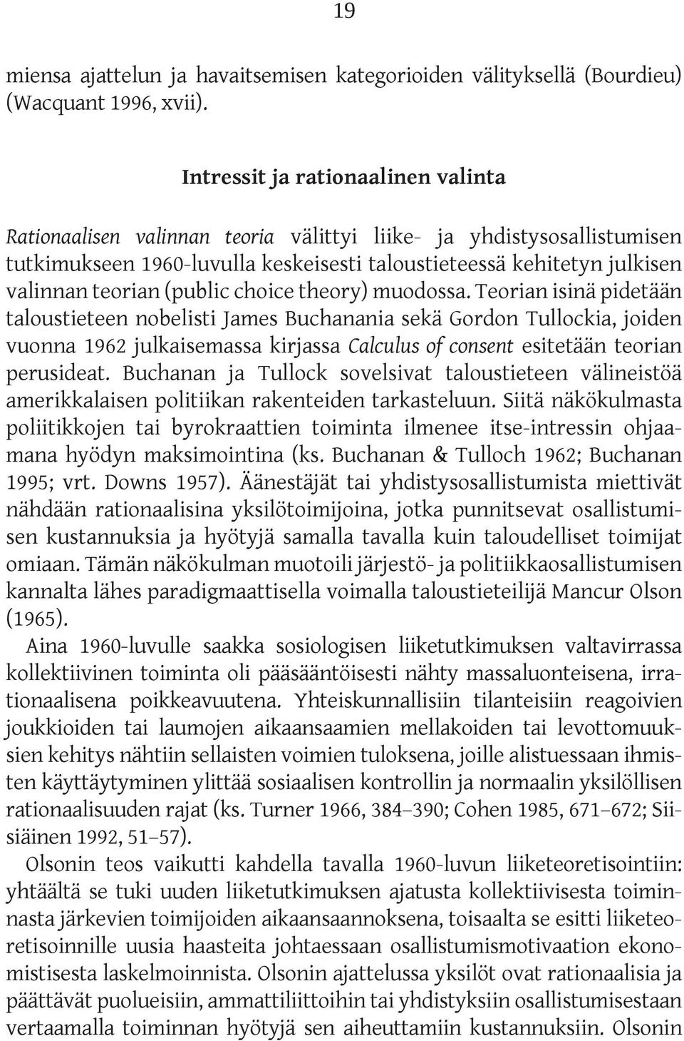 (public choice theory) muodossa.
