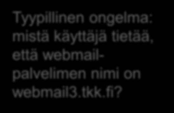 Varmentaja on Sonera Class2 CA Luottamusketjun ansiosta selain voi tarkistaa, että tämä palvelin todella on webmail3.tkk.