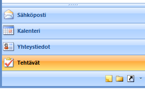 Uudet ominaisuudet Outlook 2007 -sähköposti 8/8 Sähköpostin, kalenterin ja tehtävien yhteiskäyttö Outlook 2007 on tietysti paljon muutakin kuin sähköposti se yhdistää viestinnän, kalenterin,