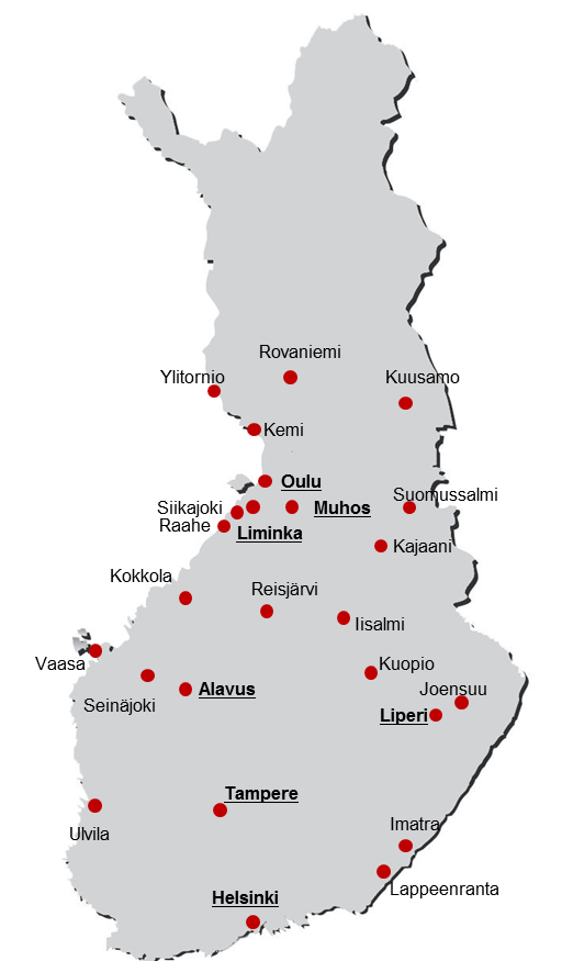 Ammattiopisto Luovi Suomen suurin ammatillinen erityisoppilaitos, osa Hengitysliittoa Koulutusta 25 paikkakunnalla 860 asiantuntijaa, joista 2/3 opetuksessa, ohjauksessa ja