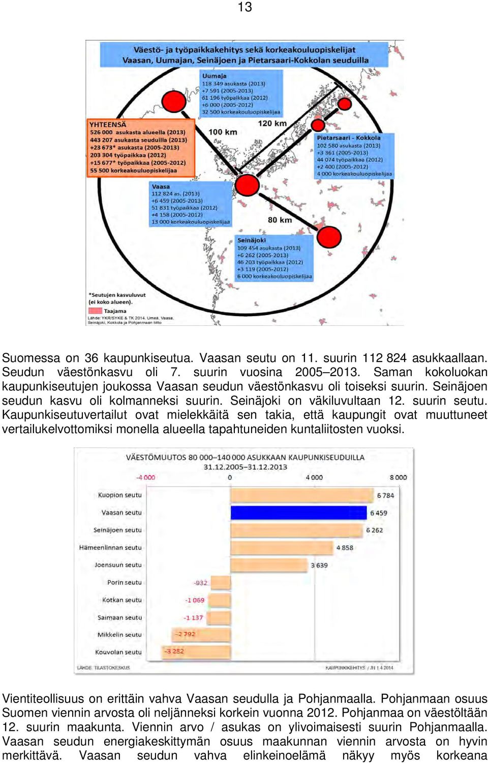 Kaupunkiseutuvertailut ovat mielekkäitä sen takia, että kaupungit ovat muuttuneet vertailukelvottomiksi monella alueella tapahtuneiden kuntaliitosten vuoksi.