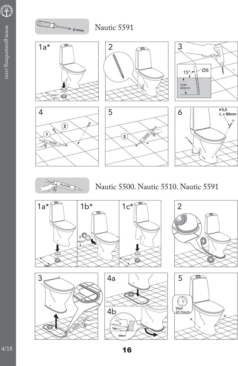 mm+ 4 5 6 Nautic 5500. Nautic 5510.