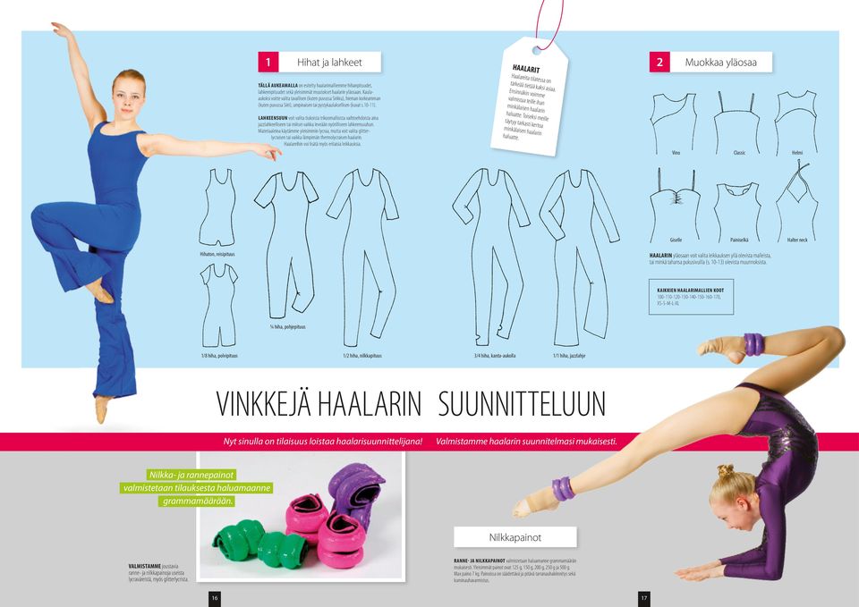 LAHKEENSUUN voit valita tiukoista trikoomallisista vaihtoehdoista aina jazzlahkeelliseen tai miksei vaikka leveään nyörilliseen lahkeensuuhun.