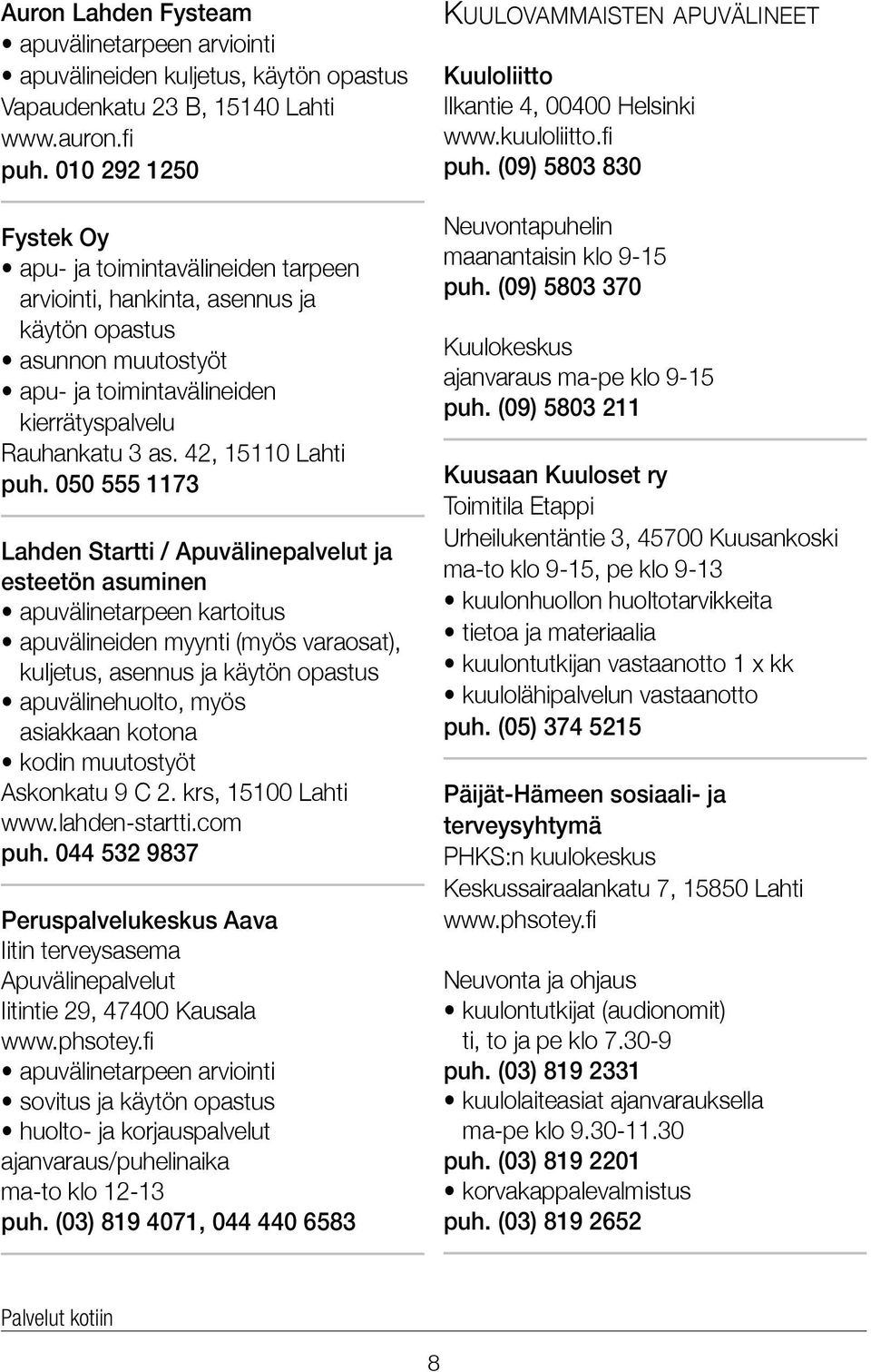42, 15110 Lahti puh.