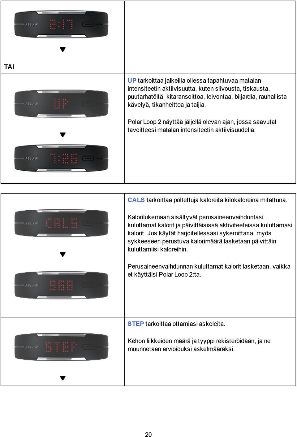 Kalorilukemaan sisältyvät perusaineenvaihduntasi kuluttamat kalorit ja päivittäisissä aktiviteeteissa kuluttamasi kalorit.