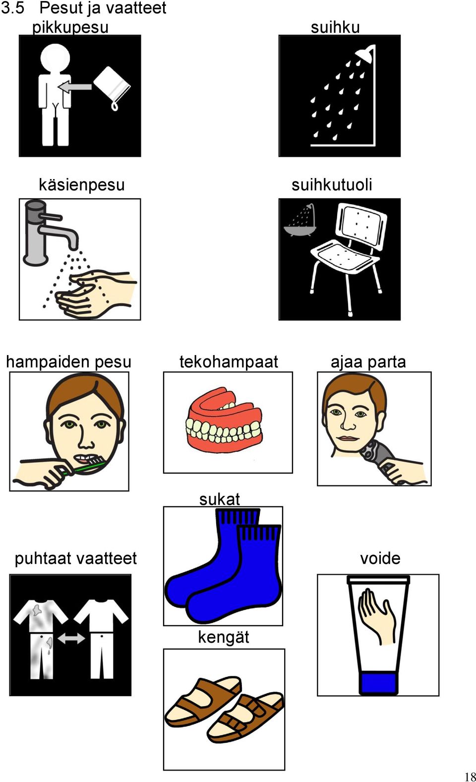 hampaiden pesu tekohampaat ajaa