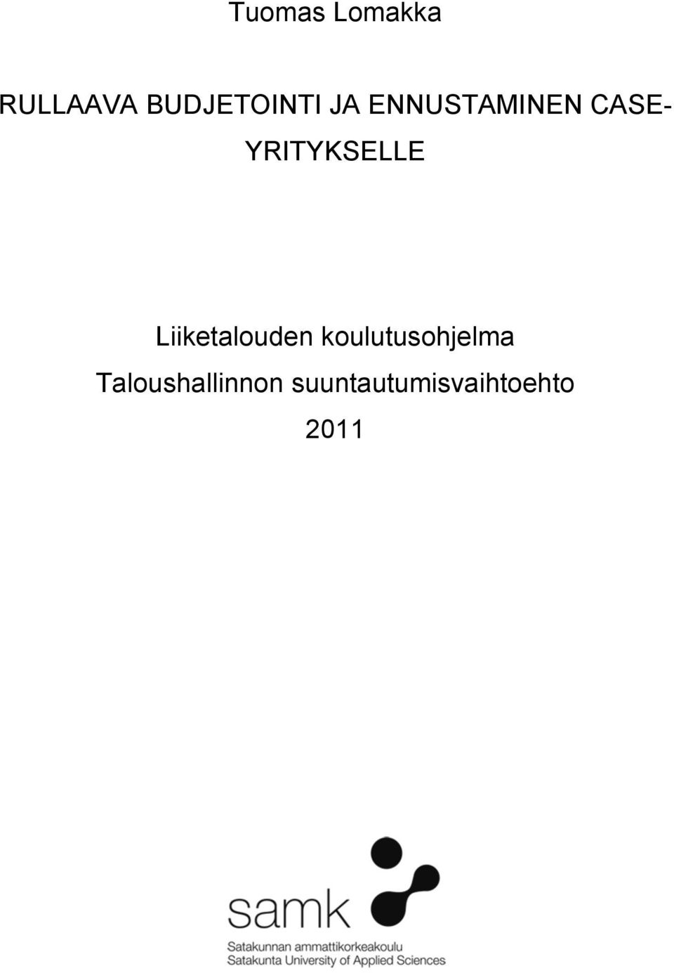 Liiketalouden koulutusohjelma