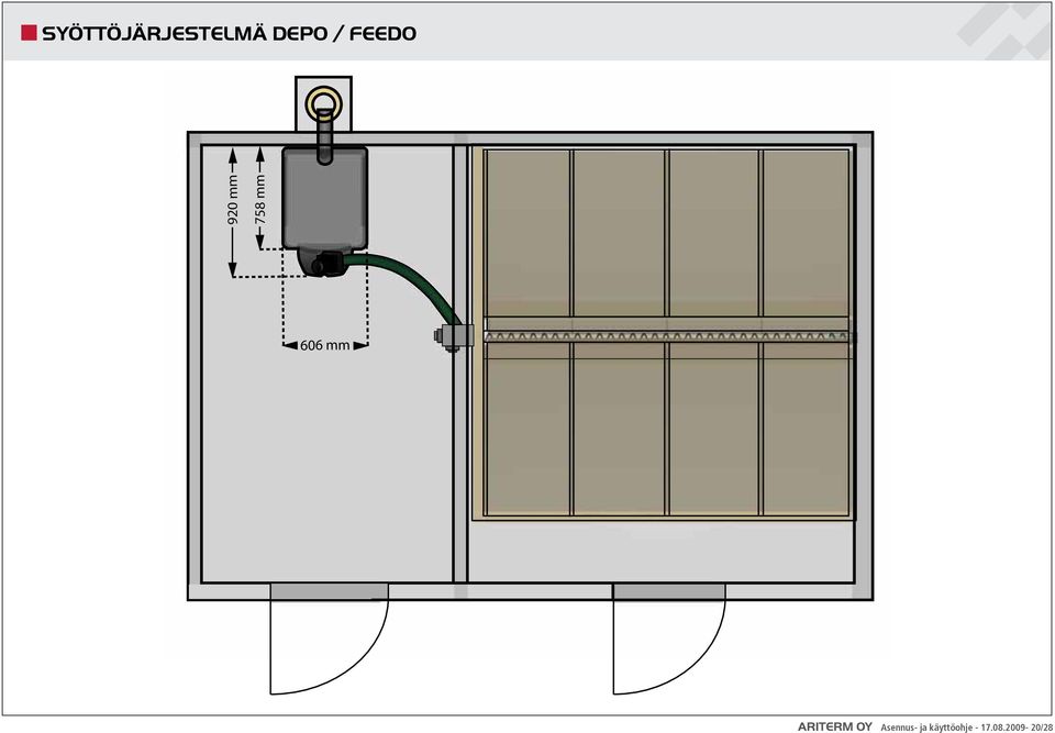 FEEDO 606 mm ARITERM OY