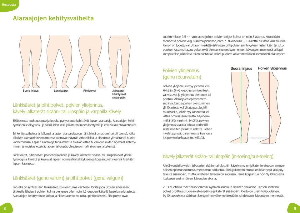 Painon on todettu vaikuttavan merkittävästi lasten pihtipolvien esiintyvyyteen lasten ikään tai sukupuoleen katsomatta.