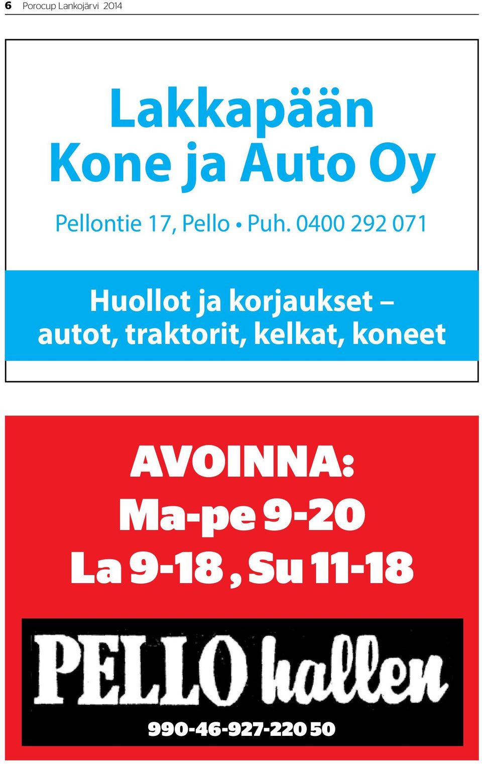 0400 292 071 Huollot ja korjaukset autot,