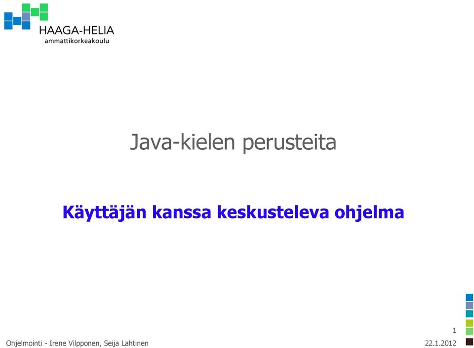 Käyttäjän