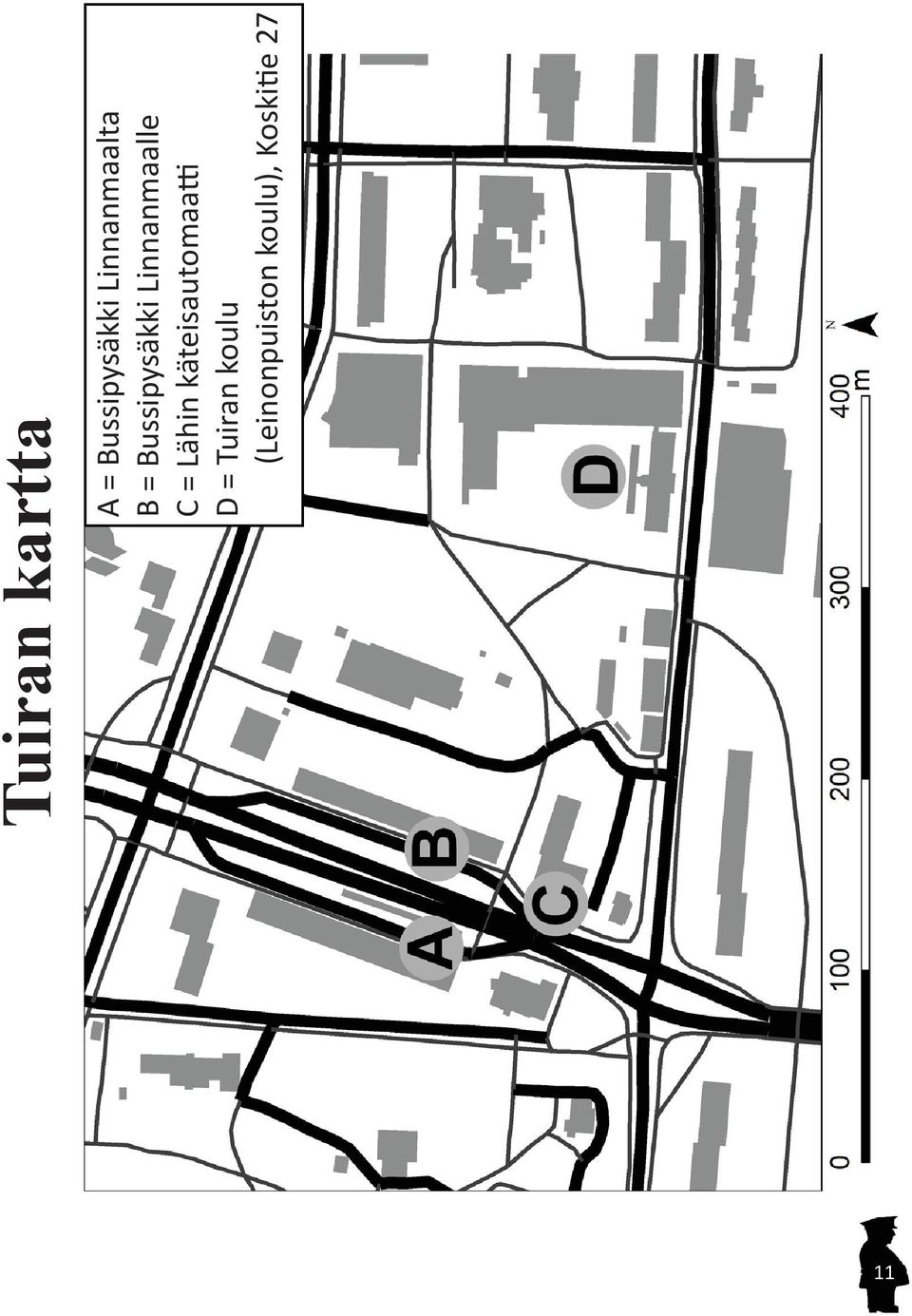 Linnanmaalle C = Lähin