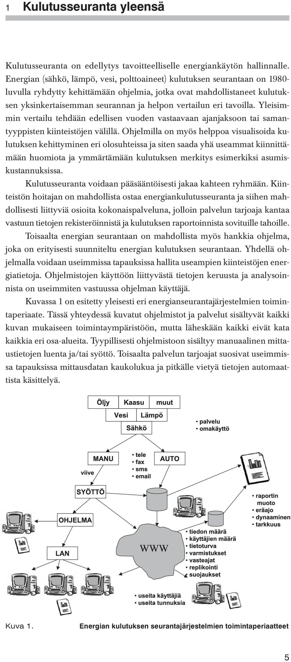 eri tavoilla. Yleisimmin vertailu tehdään edellisen vuoden vastaavaan ajanjaksoon tai samantyyppisten kiinteistöjen välillä.