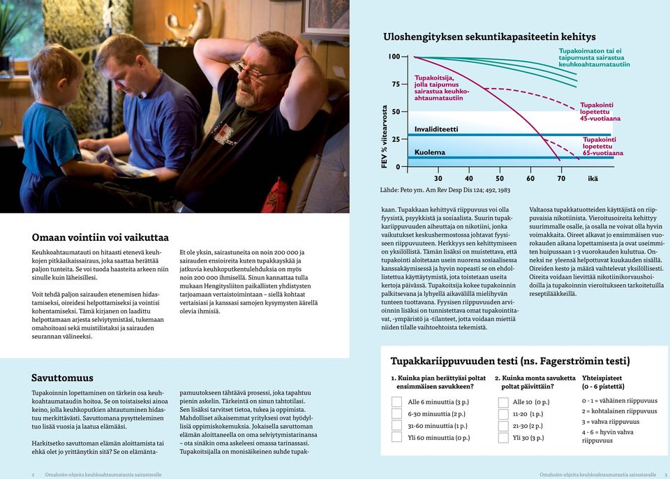 Se voi tuoda haasteita arkeen niin sinulle kuin läheisillesi. Voit tehdä paljon sairauden etenemisen hidastamiseksi, oireidesi helpottamiseksi ja vointisi kohentamiseksi.