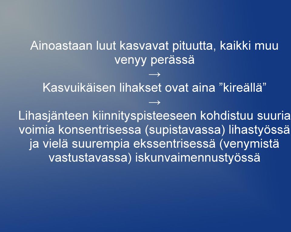 kiinnityspisteeseen kohdistuu suuria voimia konsentrisessa