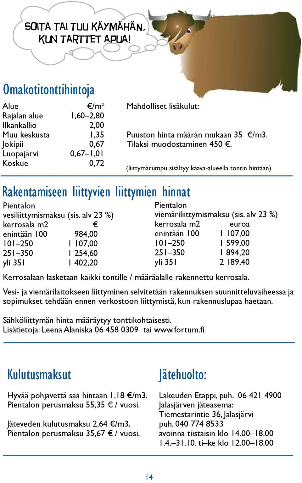 Jokipii 0,67 Tilaksi muodostaminen 450.