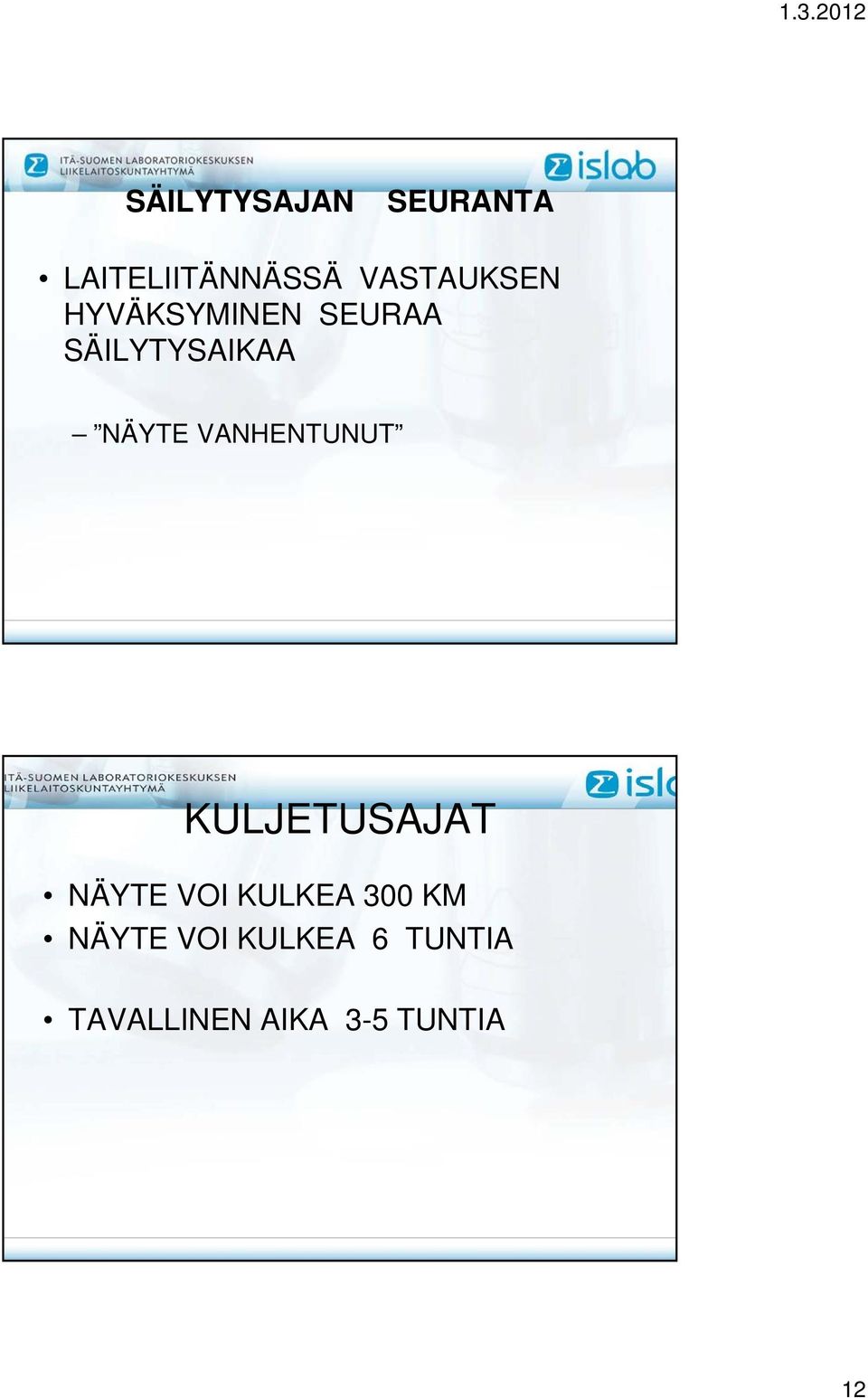 NÄYTE VANHENTUNUT KULJETUSAJAT NÄYTE VOI KULKEA