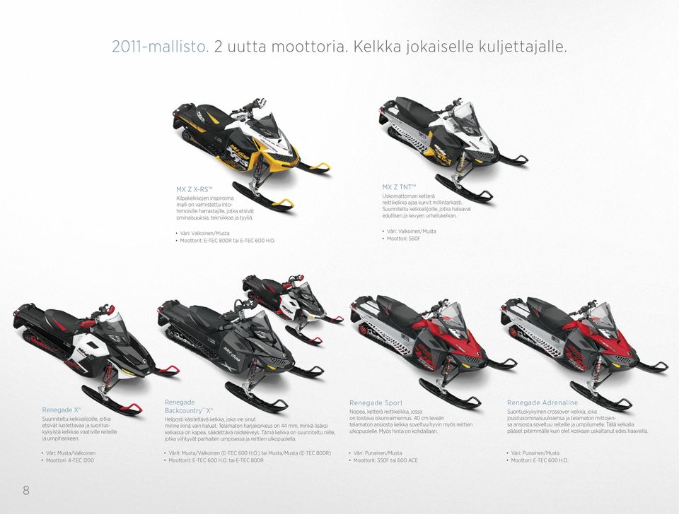 Uskomattoman ketterä reittikelkka ajaa kurvit millintarkasti. Suunniteltu kelkkailijoille, jotka haluavat edullisen ja kevyen urheilukelkan.