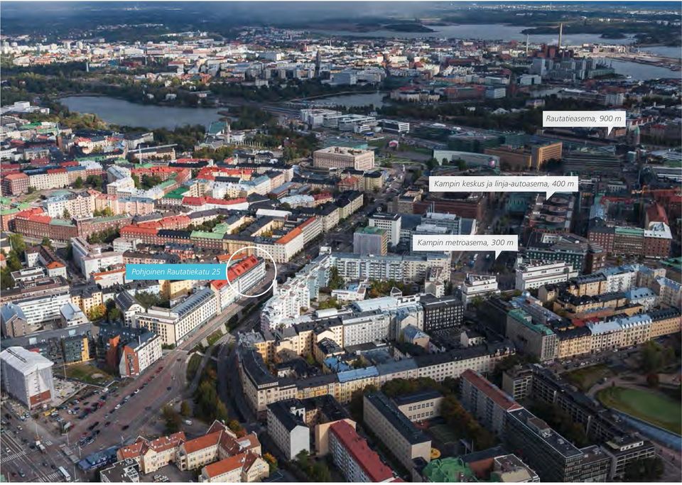 400 m Kampin metroasema,