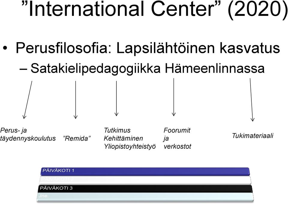 Hämeenlinnassa Perus- ja täydennyskoulutus Remida