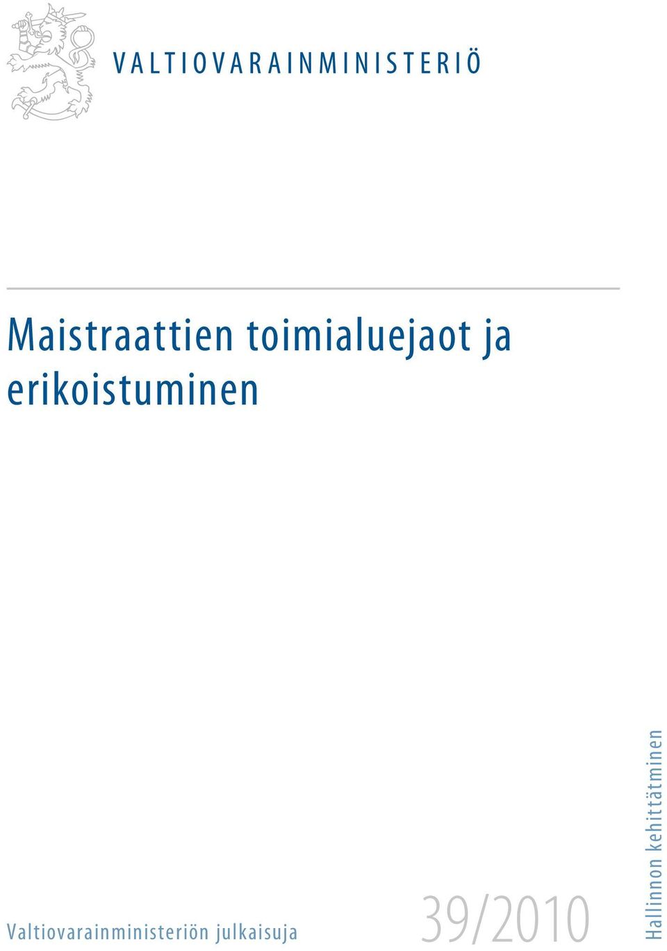 Valtiovarainministeriön