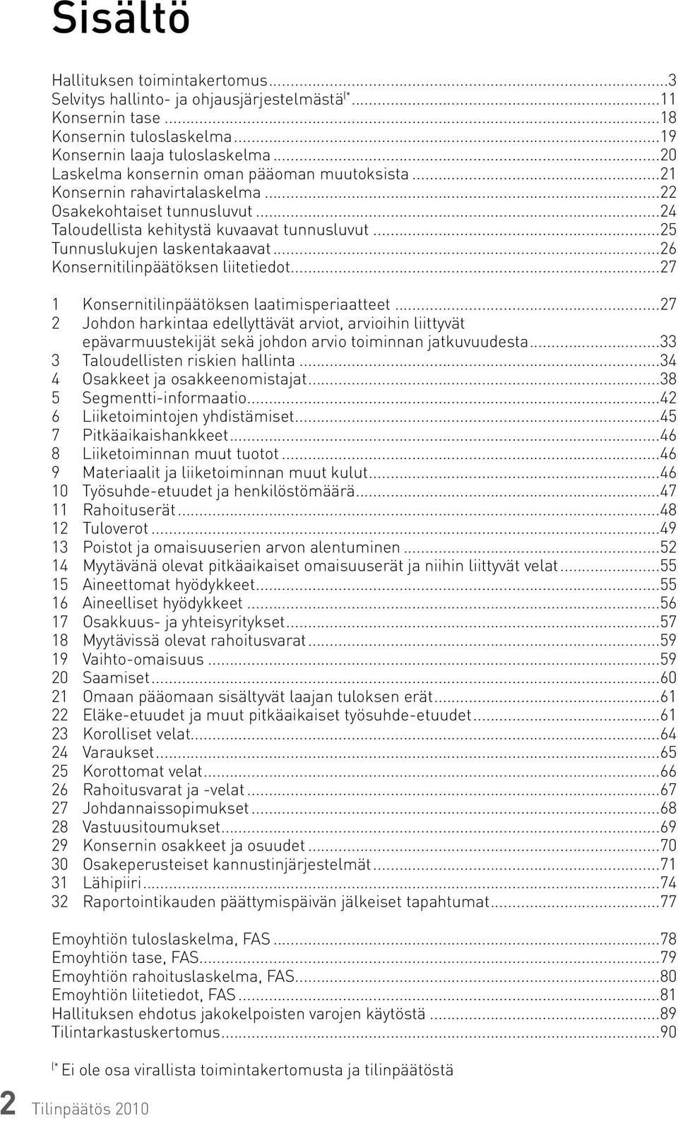 ..26 Konsernitilinpäätöksen liitetiedot...27 1 Konsernitilinpäätöksen laatimisperiaatteet.