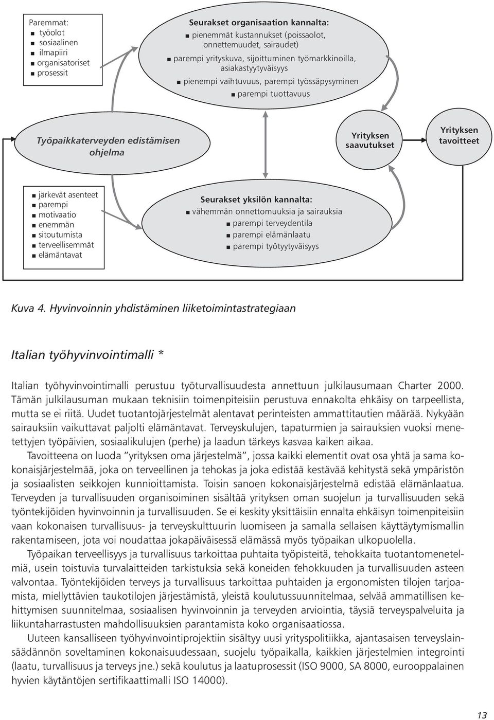 asenteet parempi motivaatio enemmän sitoutumista terveellisemmät elämäntavat Seurakset yksilön kannalta: vähemmän onnettomuuksia ja sairauksia parempi terveydentila parempi elämänlaatu parempi