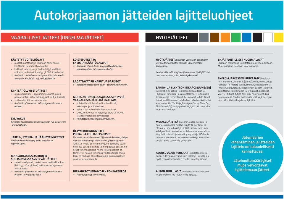 Huolehdi suoja-allastuksesta.