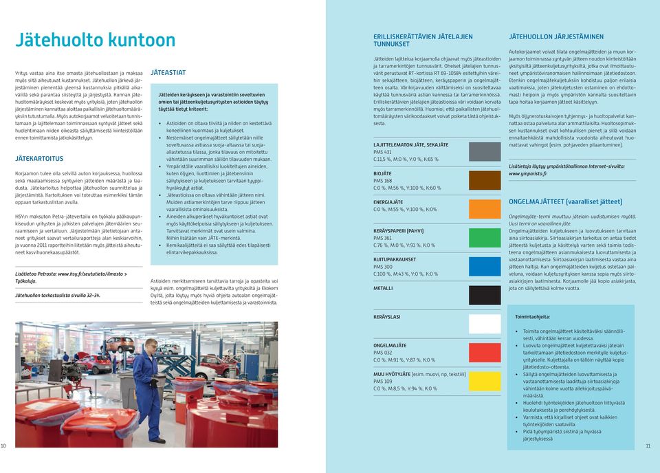 Kunnan jätehuoltomääräykset koskevat myös yrityksiä, joten jätehuollon järjestäminen kannattaa aloittaa paikallisiin jätehuoltomääräyksiin tutustumalla.