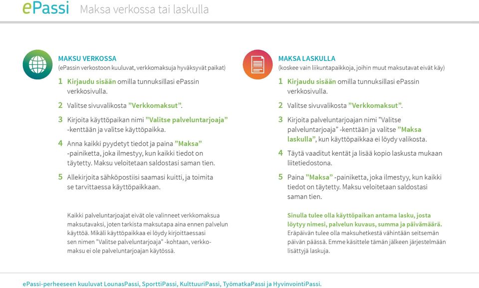 4 Anna kaikki pyydetyt tiedot ja paina Maksa -painiketta, joka ilmestyy, kun kaikki tiedot on täytetty. Maksu veloitetaan saldostasi saman tien.