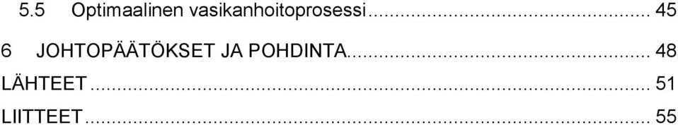 .. 45 6 JOHTOPÄÄTÖKSET JA